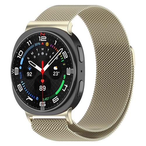 Microsonic Samsung Galaxy Watch 8 44mm Milanese Loop Kordon Sarı