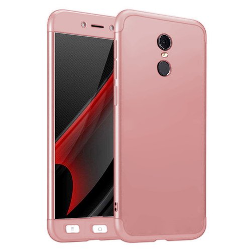 Microsonic Xiaomi Redmi Note 4 Kılıf Double Dip 360 Protective Rose Gold