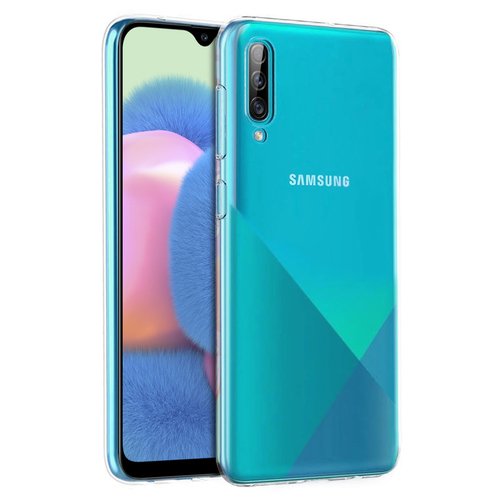 Microsonic Samsung Galaxy A30s Kılıf Transparent Soft Beyaz