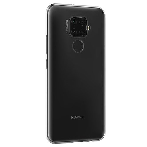 Microsonic Huawei Mate 30 Lite Kılıf Transparent Soft Beyaz