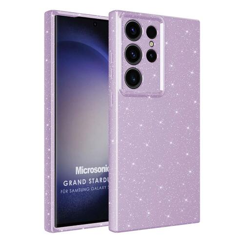 Microsonic Samsung Galaxy S23 Ultra Kılıf Grand Stardust Lila