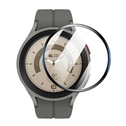 Microsonic Samsung Galaxy Watch 5 Pro 45mm Tam Kaplayan Nano Cam Ekran Koruyucu Siyah