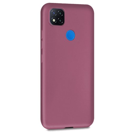 Microsonic Matte Silicone Xiaomi Redmi 9C Kılıf Mor