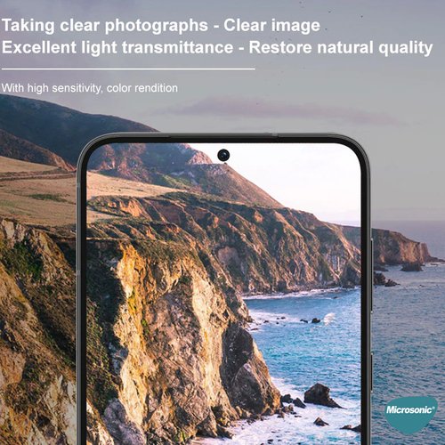 Microsonic Samsung Galaxy S24 FE Kamera Lens Koruma Camı V2 Siyah