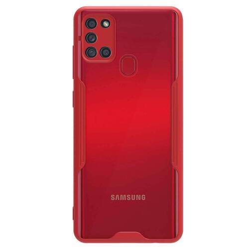 Microsonic Samsung Galaxy A21S Kılıf Paradise Glow Kırmızı