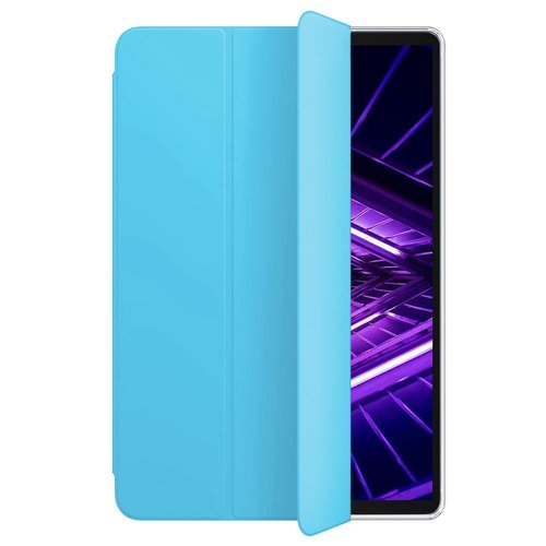 Microsonic Lenovo Tab M10 3.Nesil 10.1`` Kılıf (TB-328F) Slim Translucent Back Smart Cover Mavi