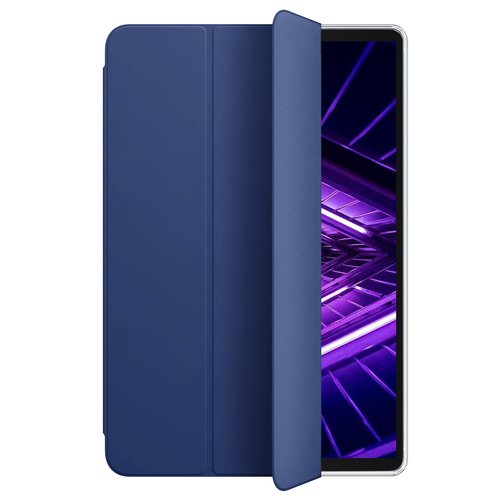 Microsonic Lenovo Tab M10 3.Nesil 10.1`` Kılıf (TB-328F) Slim Translucent Back Smart Cover Lacivert