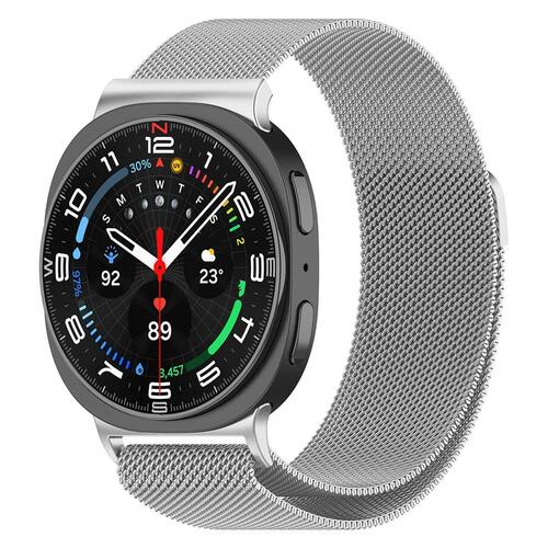 Microsonic Samsung Galaxy Watch 8 40mm Milanese Loop Kordon Gümüş