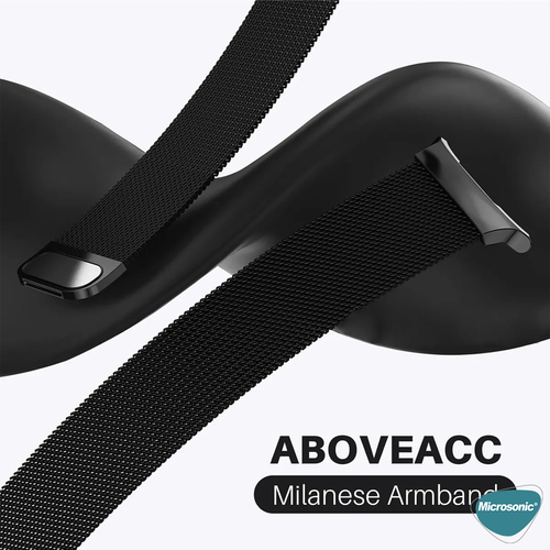 Microsonic Samsung Galaxy Watch 8 40mm Milanese Loop Kordon Gümüş