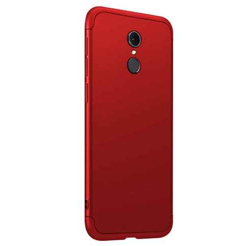 Microsonic Xiaomi Redmi 5 Kılıf Double Dip 360 Protective Kırmızı