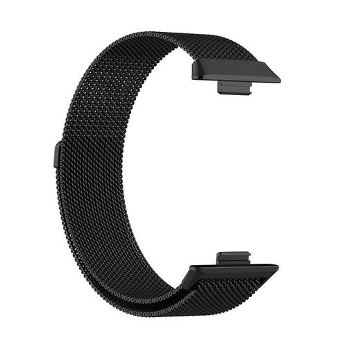 Microsonic Huawei Watch Fit 4 Milanese Loop Kordon Siyah