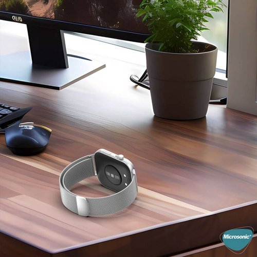 Microsonic Huawei Watch Fit 4 Milanese Loop Kordon Siyah