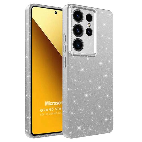 Microsonic Samsung Galaxy S25 Ultra Kılıf Grand Stardust Gümüş