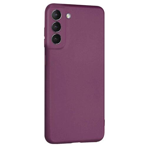 Microsonic Matte Silicone Samsung Galaxy S21 FE Kılıf Mor