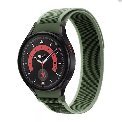 Microsonic Samsung Galaxy Watch 4 44mm Kordon Hike Spiral Yeşil