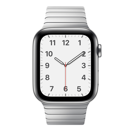 Microsonic Apple Watch Series 11 46mm Kordon Link Bracelet Band Gümüş