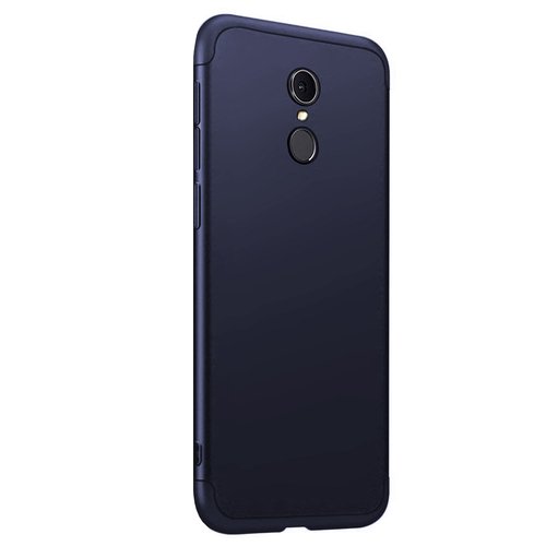 Microsonic Xiaomi Redmi 5 Kılıf Double Dip 360 Protective Lacivert