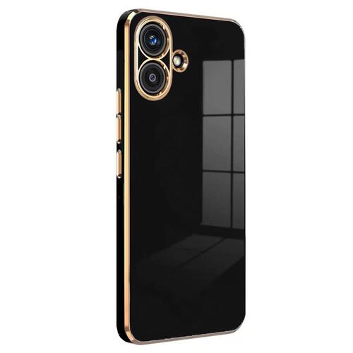 Microsonic Samsung Galaxy A07 Kılıf Olive Plated Siyah