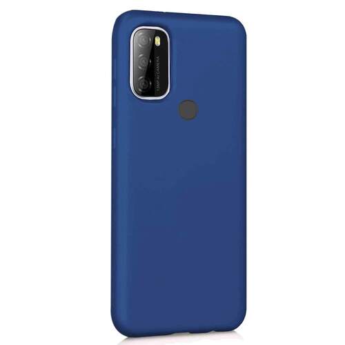 Microsonic Matte Silicone Reeder P13 Blue Max 2021 128 GB Kılıf Lacivert