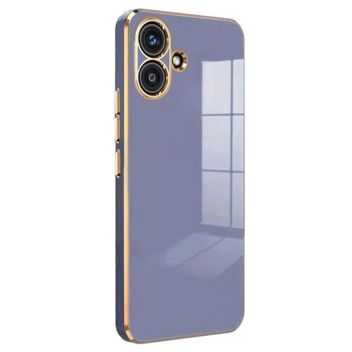 Microsonic Samsung Galaxy A07 Kılıf Olive Plated Lavanta Grisi