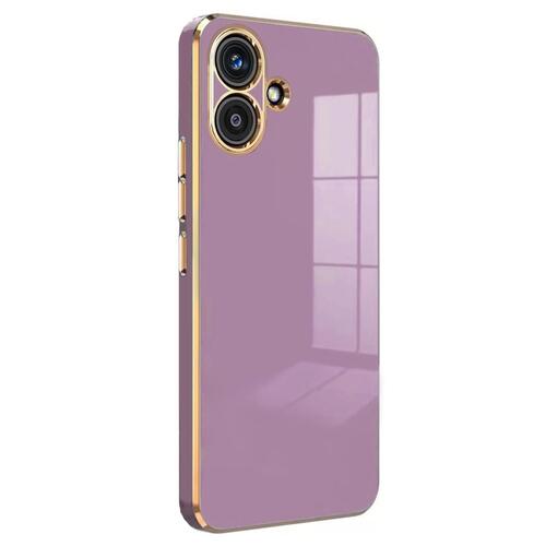 Microsonic Samsung Galaxy A07 Kılıf Olive Plated Lila