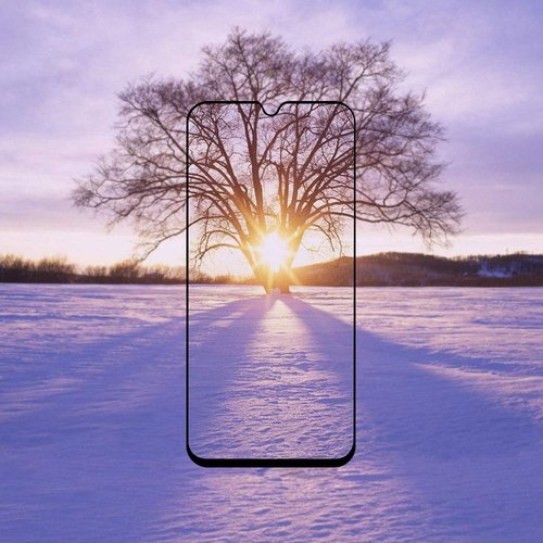 Microsonic Xiaomi Mi 9 Lite Tam Kaplayan Temperli Cam Ekran Koruyucu Siyah