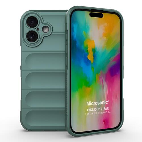 Microsonic Apple iPhone 16 Kılıf Oslo Prime Yeşil