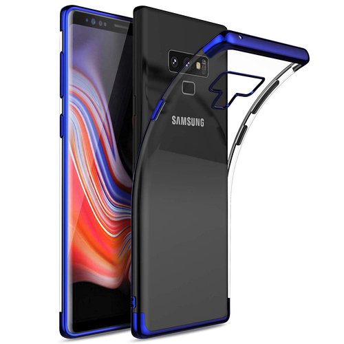 Microsonic Samsung Galaxy Note 9 Kılıf Skyfall Transparent Clear Mavi