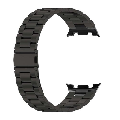 Microsonic Samsung Galaxy Watch 8 40mm Metal Stainless Steel Kordon Siyah