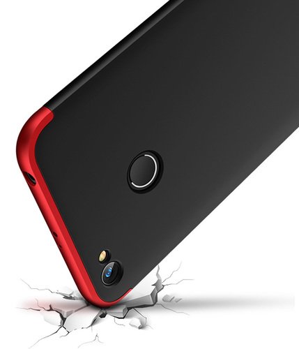 Microsonic Xiaomi Redmi Note 5A Prime Kılıf Double Dip 360 Protective Siyah