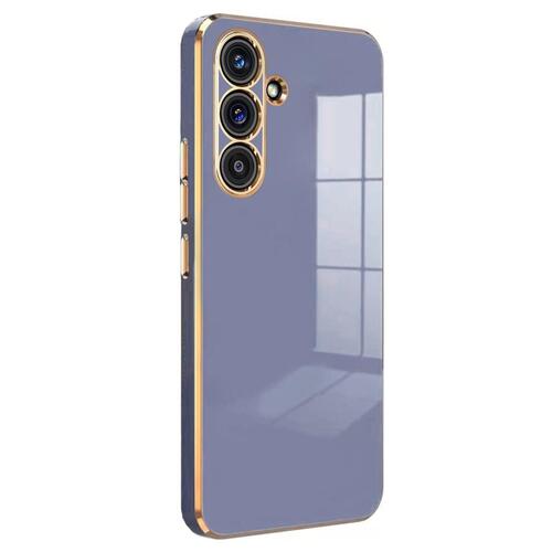 Microsonic Samsung Galaxy S25 FE Kılıf Olive Plated Lavanta Grisi