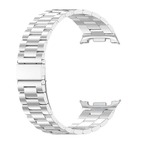 Microsonic Samsung Galaxy Watch 8 40mm Metal Stainless Steel Kordon Gümüş