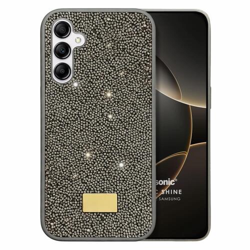 Microsonic Samsung Galaxy A34 Kılıf Cosmic Shine Koyu Gri