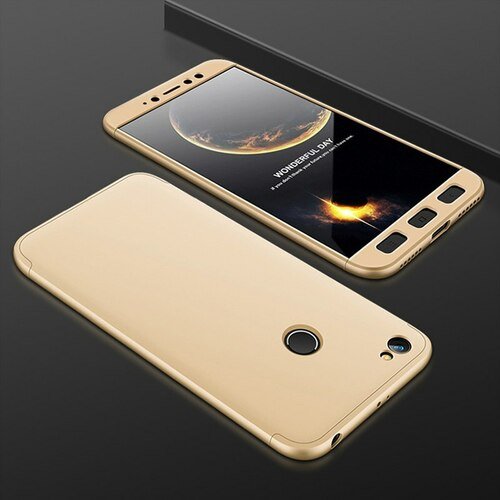 Microsonic Xiaomi Redmi Note 5A Prime Kılıf Double Dip 360 Protective Gold