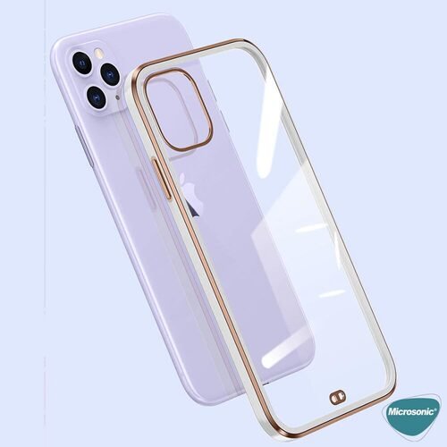 Microsonic Oppo A15 Kılıf Laser Plated Soft Kırmızı