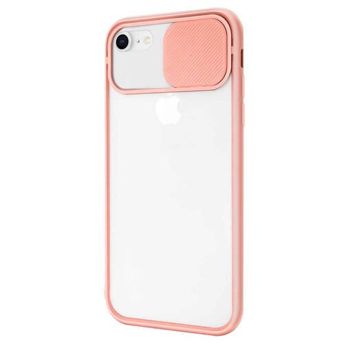 Microsonic Apple iPhone 6 Kılıf Slide Camera Lens Protection Rose Gold