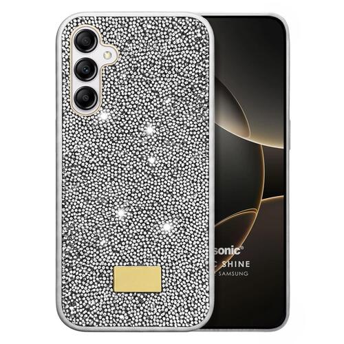 Microsonic Samsung Galaxy A34 Kılıf Cosmic Shine Gümüş