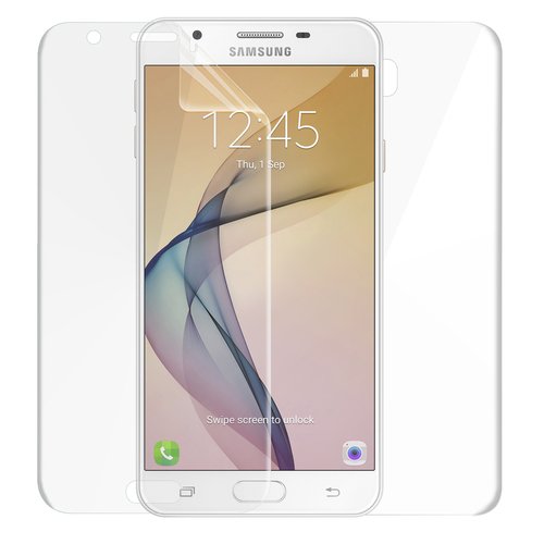 Microsonic Samsung Galaxy J7 Prime Ön + Arka Kavisler Dahil Tam Ekran Kaplayıcı Film