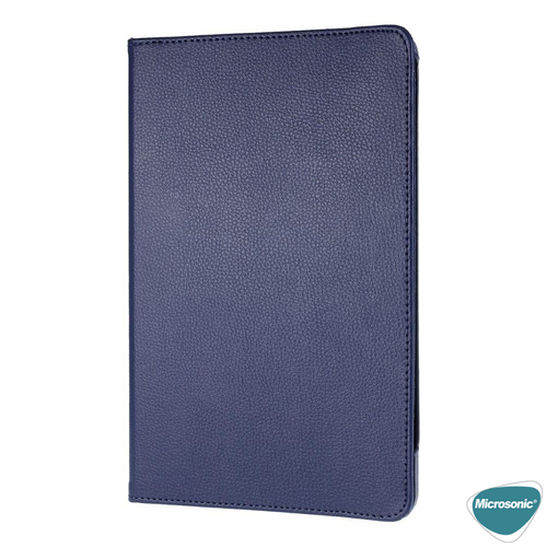 Microsonic Samsung Galaxy Tab S10 FE Kılıf 360 Rotating Stand Deri Açık Pembe