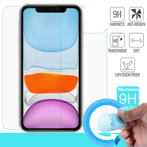 Microsonic Apple iPhone 11 (6.1'') Ön + Arka Nano Cam Ekran Koruyucu