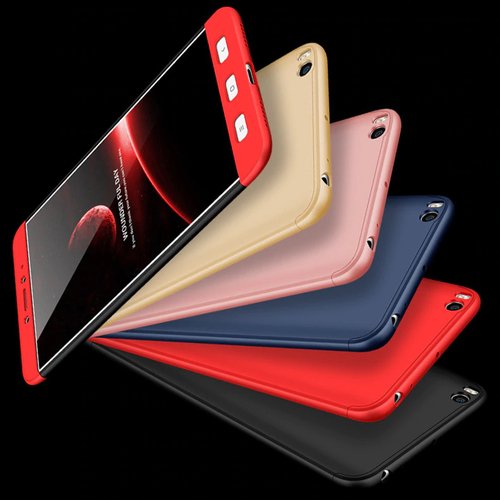 Microsonic Xiaomi Mi Max 2 Kılıf Double Dip 360 Protective Siyah