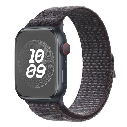 Microsonic Apple Watch Series 9 41mm Kordon Terra Sport Loop Siyah