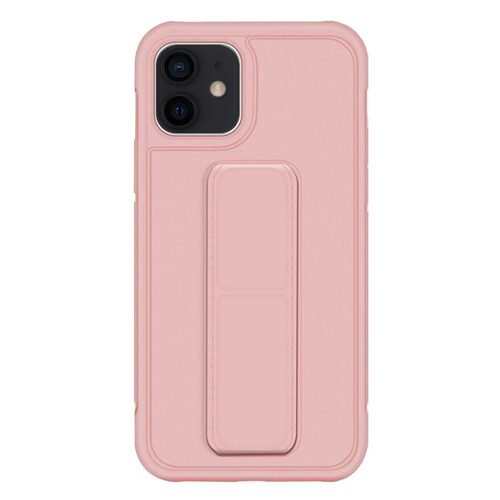 Microsonic Apple iPhone 12 Mini Kılıf Hand Strap Rose Gold