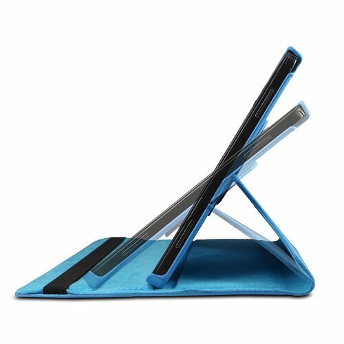 Microsonic Samsung Galaxy Tab A 10.1'' P580 Kılıf 360 Rotating Stand Deri Mavi