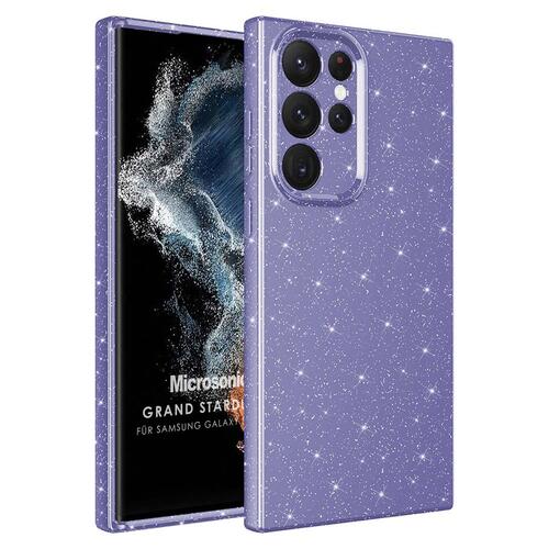 Microsonic Samsung Galaxy S22 Ultra Kılıf Grand Stardust Mor