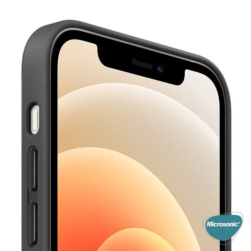 Microsonic Apple iPhone 13 Pro Kılıf Luxury Leather Beyaz