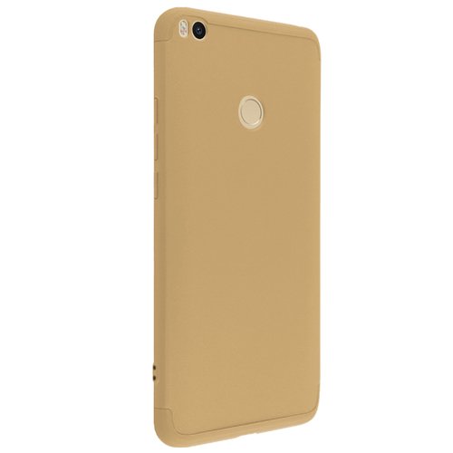 Microsonic Xiaomi Mi Max 2 Kılıf Double Dip 360 Protective Gold