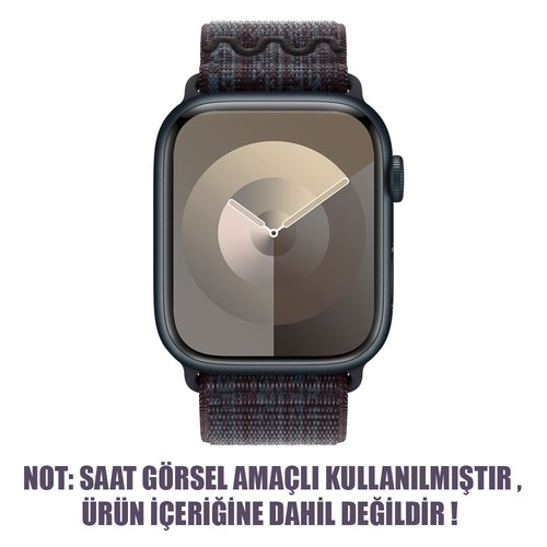 Microsonic Apple Watch Ultra Kordon Terra Sport Loop Siyah