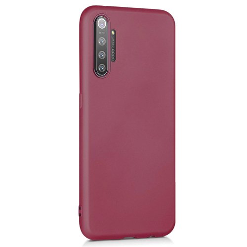 Microsonic Matte Silicone Realme XT Kılıf Mor