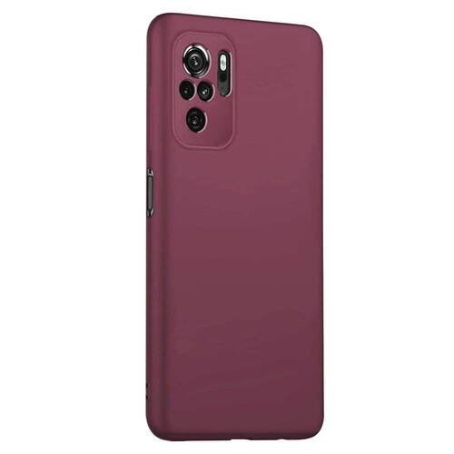 Microsonic Matte Silicone Xiaomi Poco M5s Kılıf Mor